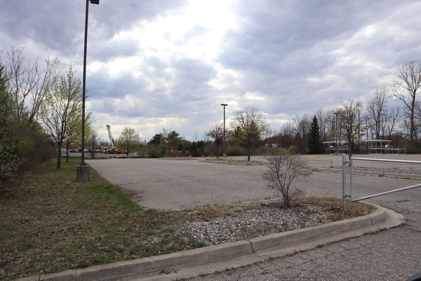 Fenton Cinema - April 2021 Now An Empty Lot (newer photo)